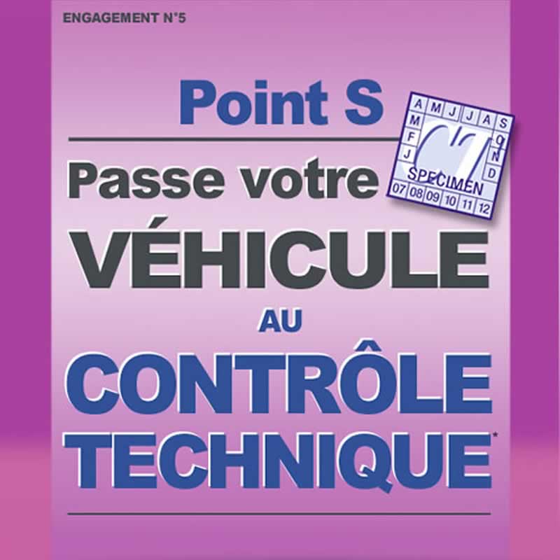 Point S passe votre véhicule au contrôle technique